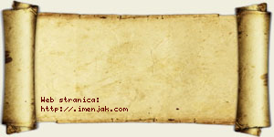 Andjelina Peruničić vizit kartica